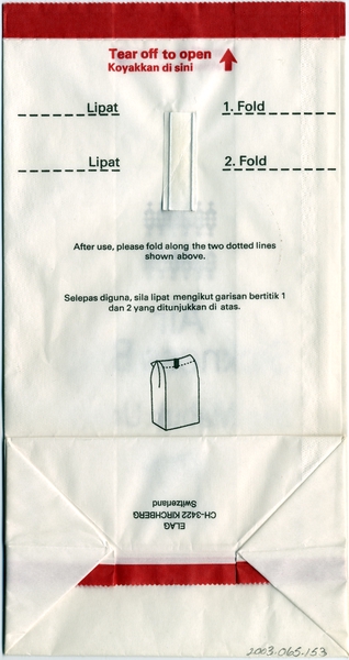 Image: airsickness bag: Malaysia Airlines