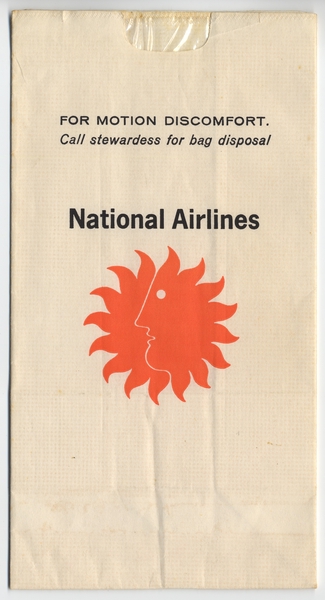 Image: airsickness bag: National Airlines