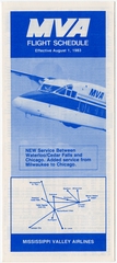 Image: timetable: Mississippi Valley Airlines (MVA)