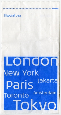 Airsickness bag: KLM (Royal Dutch Airlines)