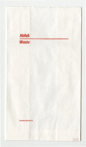 Airsickness bag: Austrian Airlines