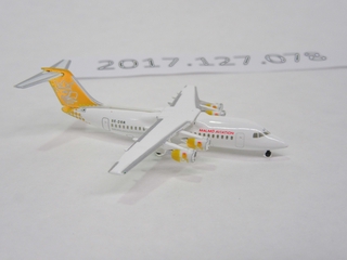 Image: miniature model airplane: Malmo Aviation, Avro RJ100