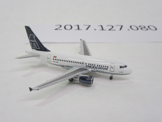 Image: miniature model airplane: Mexicana Airlines, Airbus A318
