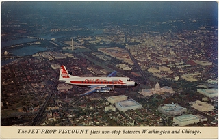 Image: postcard: Capital Airlines