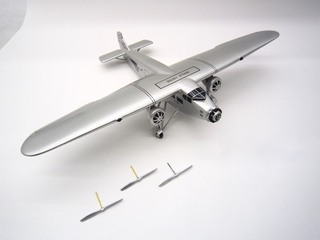Image: model airplane: Pan American Airways System, Ford Tri-Motor, U.S. Mail