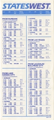 Image: timetable: StatesWest