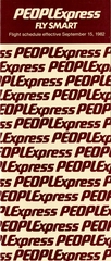 Image: timetable: PEOPLExpress
