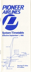 Image: timetable: Pioneer Airlines
