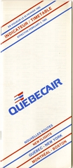 Image: timetable: Quebecair