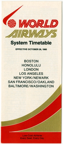 Timetable: World Airways