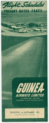 Image: timetable: Guinea Airways