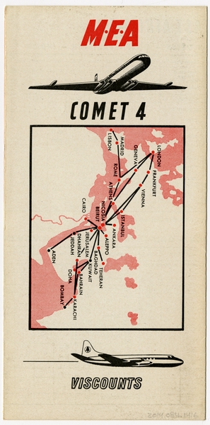 Image: timetable: Middle East Airlines (MEA)