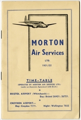 Image: timetable: Morton Air Services