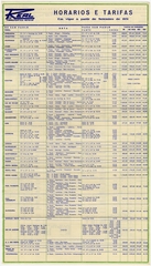 Image: timetable: Real S.A. Transportes Aereos