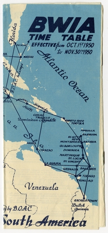 Timetable: BWIA (British West Indies Airways)