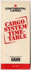 Image: timetable: Continental Cargo