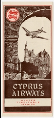Image: timetable: Cyprus Airways, winter schedule