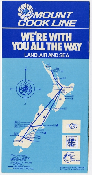 Image: timetable: Mount Cook Airline