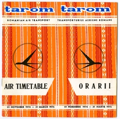 Image: timetable: TAROM (Romanian Air Transport)