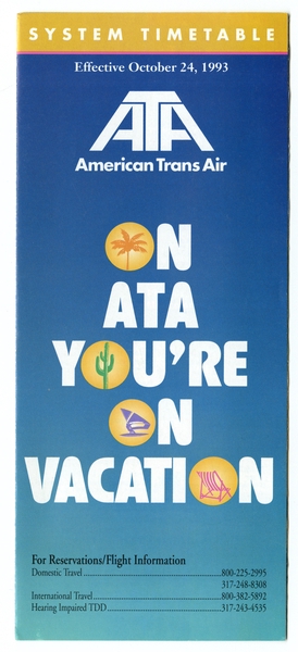 Image: system timetable: ATA (America Trans Air)