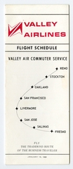 Image: timetable: Valley Airlines