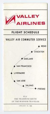 Timetable: Valley Airlines