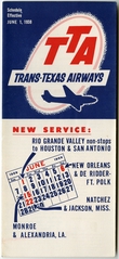 Image: timetable: Trans-Texas Airways