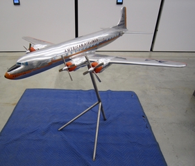 Image: model airplane: American Airlines, Douglas DC-7