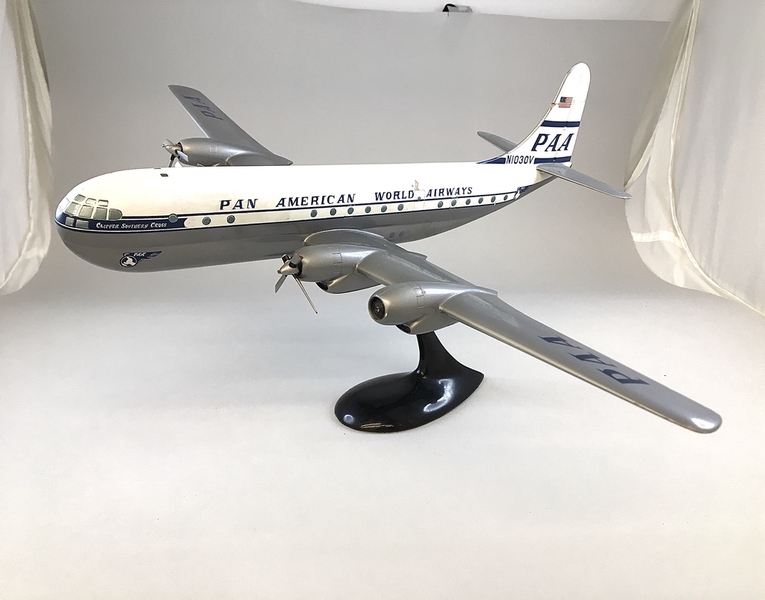Image: model airplane: Pan American World Airways, Boeing 377 Stratocruiser Clipper Southern Cross