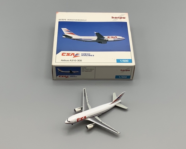 Miniature model airplane: Czech Airlines, Airbus A310-300