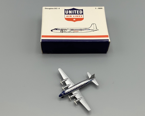 Miniature model airplane: United Air Lines, Douglas DC-4