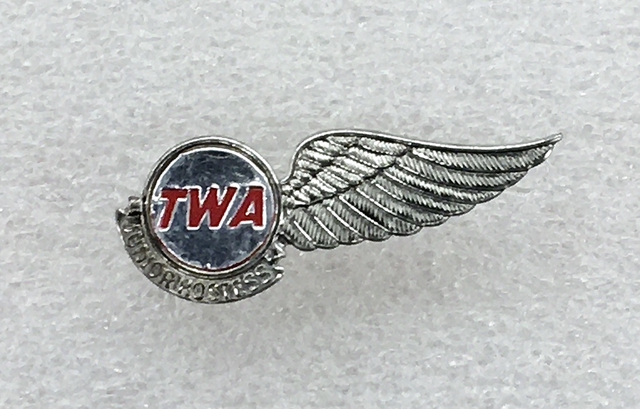 Children’s souvenir wing: TWA (Trans World Airlines), Junior Hostess