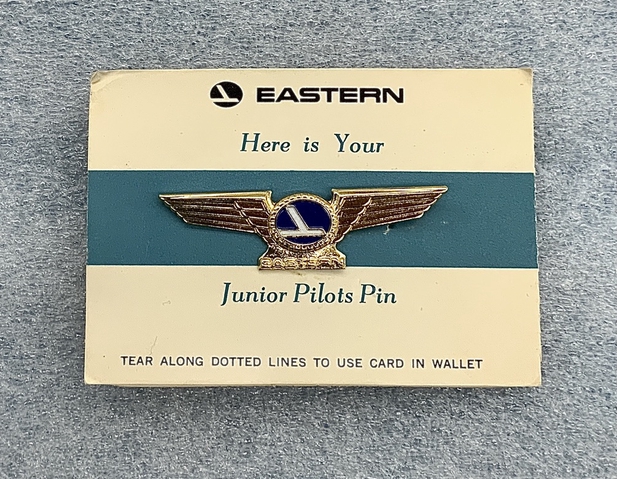 Children's souvenir wings: Eastern Air Lines, Junior Pilot