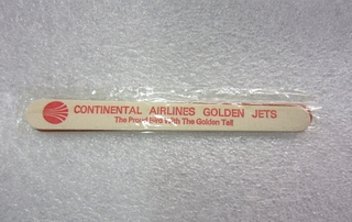 Image: package of emery boards: Continental Airlines