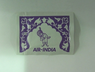 Image: towelette: Air India