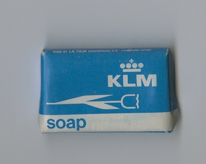 Image: soap: KLM (Royal Dutch Airlines)