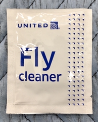 Image: towelette: United Airlines