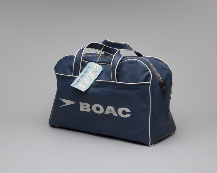 Image: airline bag: BOAC (British Overseas Airways Corporation)