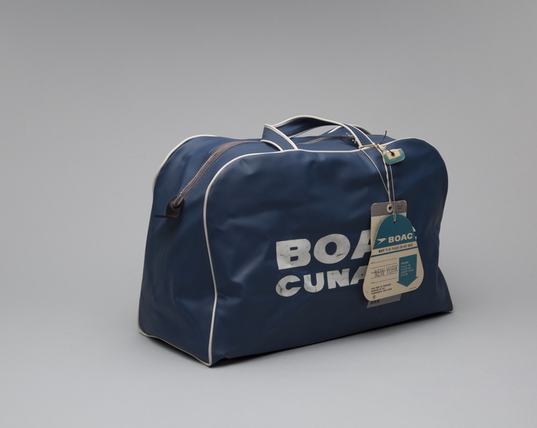 Image: airline bag: BOAC (British Overseas Airways Corporation)
