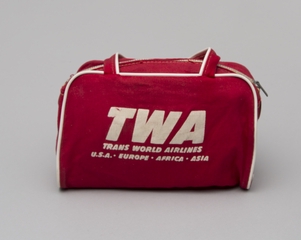 Image: miniature airline bag: TWA (Trans World Airlines)