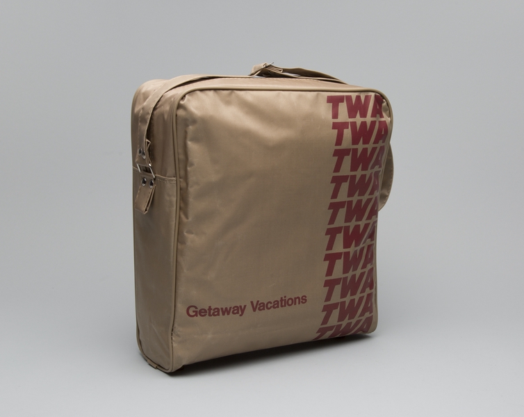 Image: airline bag: TWA (Trans World Airlines)