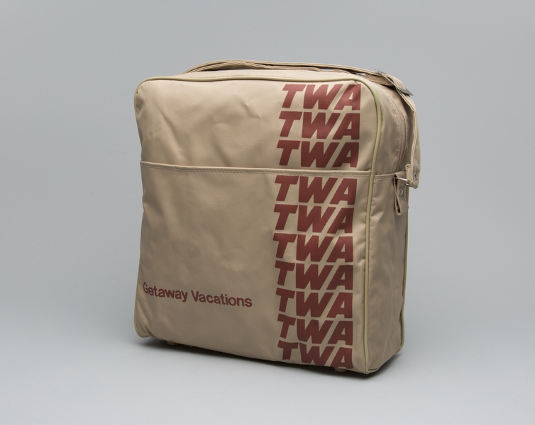 Image: airline bag: TWA (Trans World Airlines)