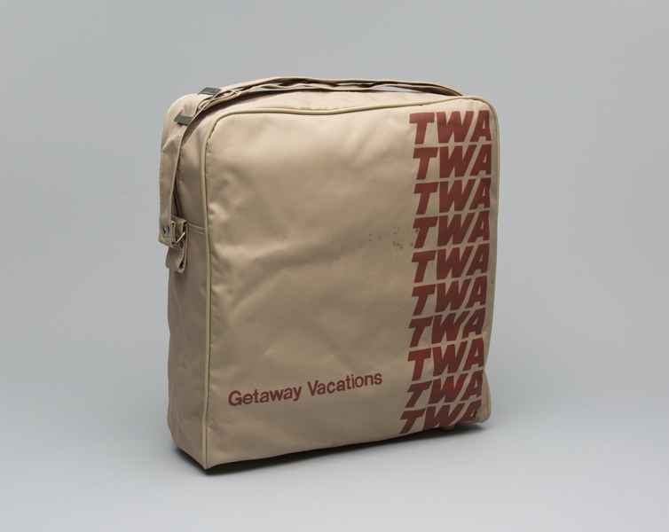 Image: airline bag: TWA (Trans World Airlines)