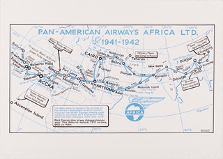 Image: poster: Pan American Airways Africa