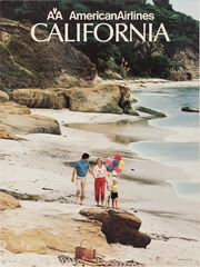 Image: poster: American Airlines, California