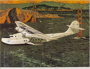 Image: poster: Pan American World Airways, Martin M-130 China Clipper