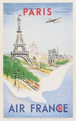 Image: poster: Air France, Paris