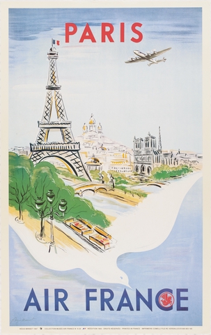 Poster: Air France, Paris