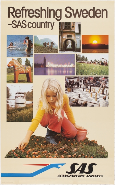 Image: poster: Scandinavian Airlines System (SAS), Sweden