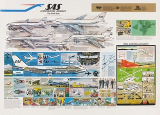 Image: poster: Scandinavian Airlines System (SAS), fleet